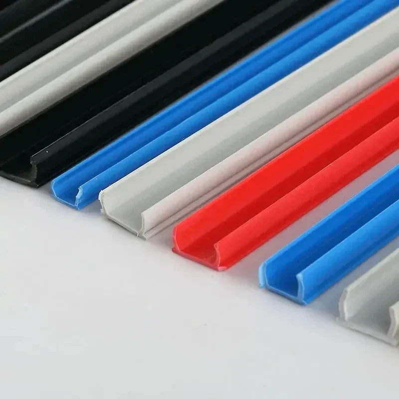 Aluminum Profile Cover Hard Slot Flat Seal Panel Holder 10PCS 1000mm Length For 20/30/40/45 Series EU Aluminum Profile 6mm/8mm/10mm
