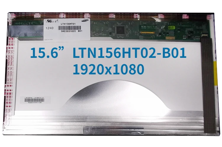 

15.6" inch Led Lcd Screen LTN156HT02-B01 FHD Screen 1920x1080 New Replacement
