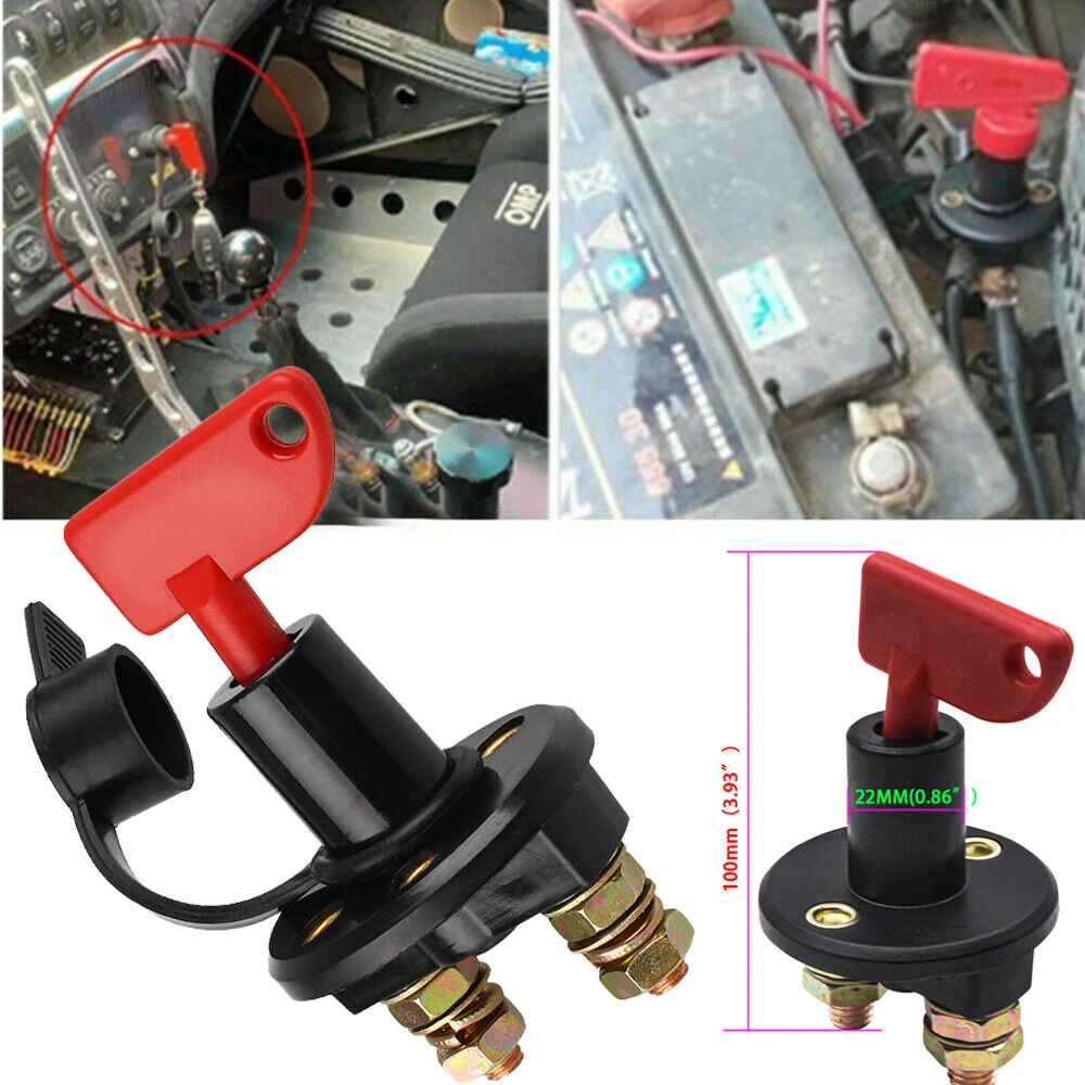 Auto Battery Disconnect Switch 12V 24V Marine 200A 300A Dual Battery