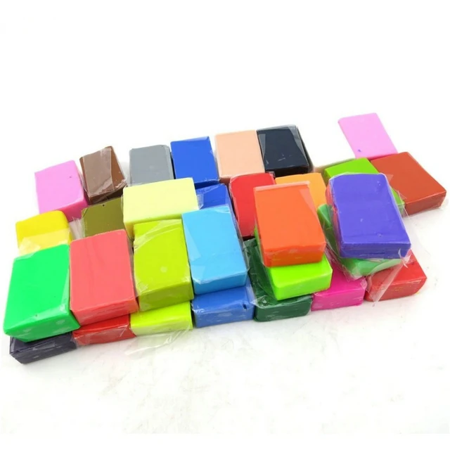 Worldwide Sells Popular Flexible Durable Strength Oven Bake Polymer Clay  Polyclay Kids Clay Gifts 24 Color 10g Block - AliExpress