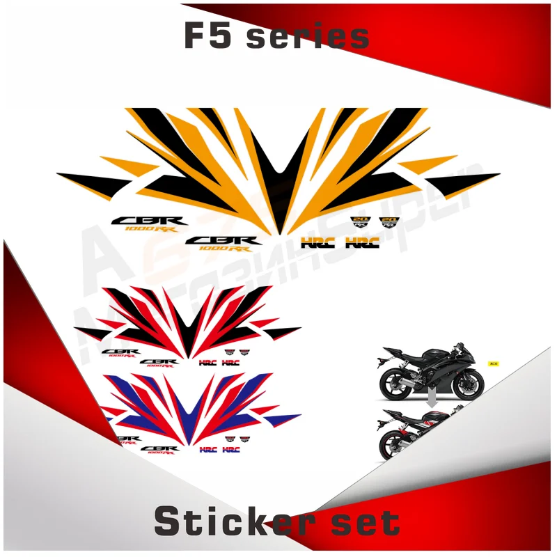 

Motorcycle For CBR1000RR 12-16 CBR 1000 RR 12 13 14 15 16 CBR1000 Fairing Sticker Full Kit Fairing Sticker Whole Sticker