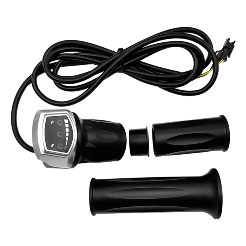 RTSHE-118DX Half Handlebar Accelerator SM Plug Left/Right Handle For E-Bike Half Twist Throttle Electric Scooter Bike