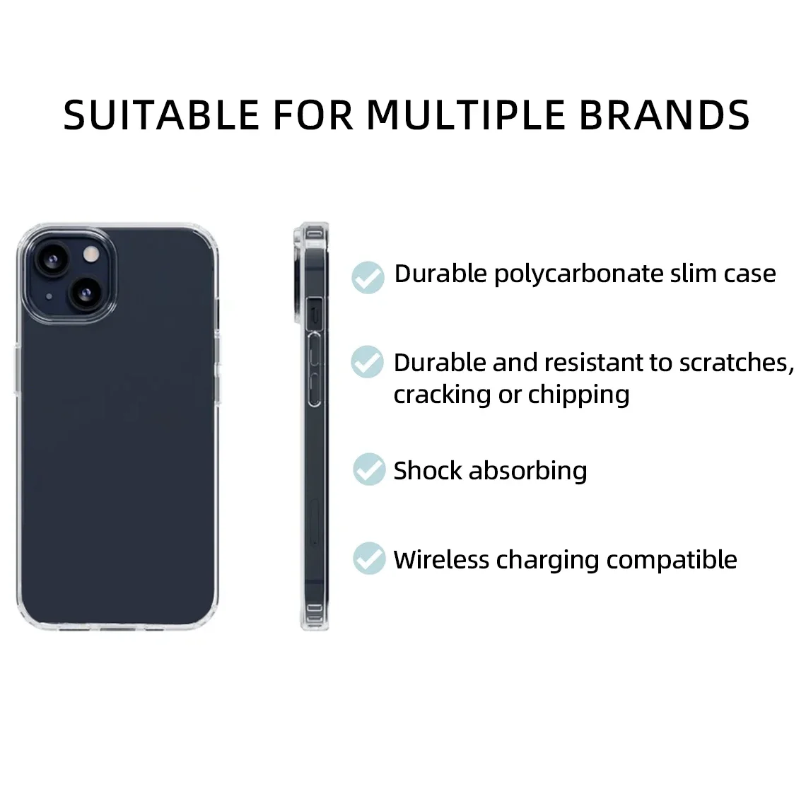 Personalized Transparent Soft Phone Case with Customizable Design and DIY Photo
