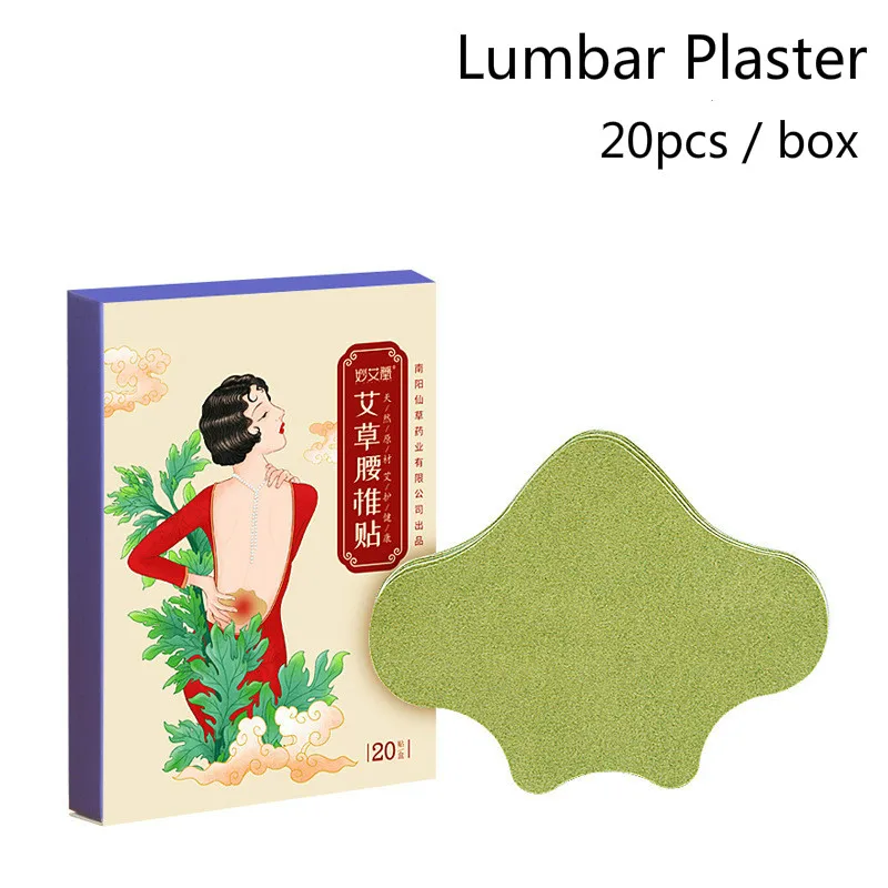 

20Pcs/Bag Knee Plaster Sticker Wormwood Extract Knee Joint Ache Pain Relieving Rheumatoid Arthritis Patch Slimming Body Neck
