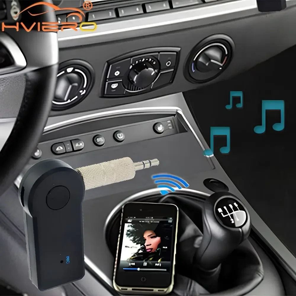 1PCS Wireless Bluetooth Music Audios 5.0 Receiver 3.5mm Streaming Car A2DP Headphone AUX Adapter Connector Mic Handfrees Player bluetooth audio adapter bluetooth mp3 receiver bluetooth music player