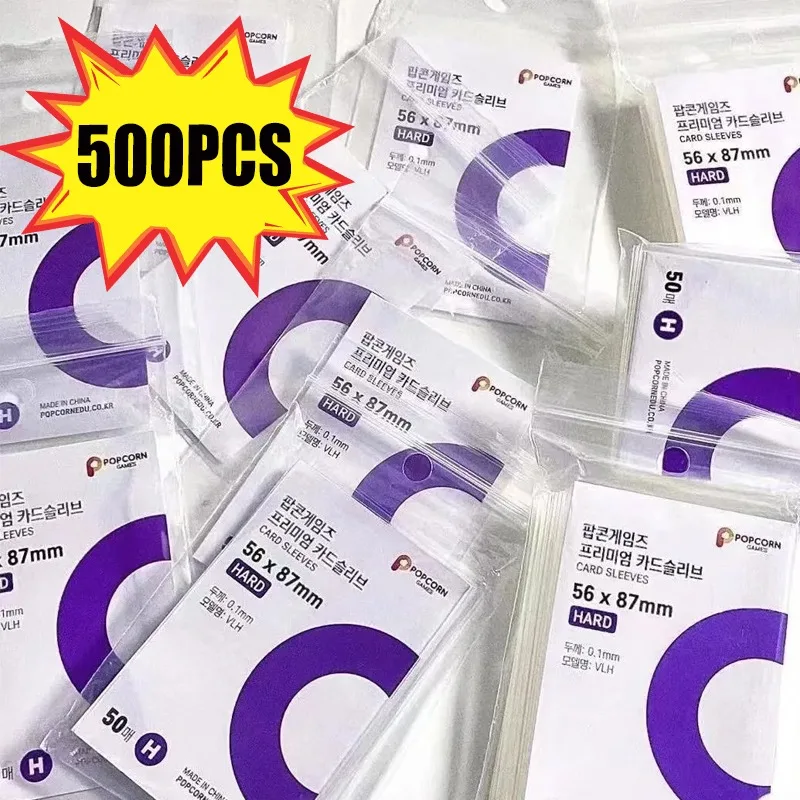 Kpop Photocard Holder 1-500PCS Clear Idol Card Protective Sleeves Game Poker Cards Waterproof Protector Board Game Card Sleeves card holder,card protector,idol card protector,photo card holder