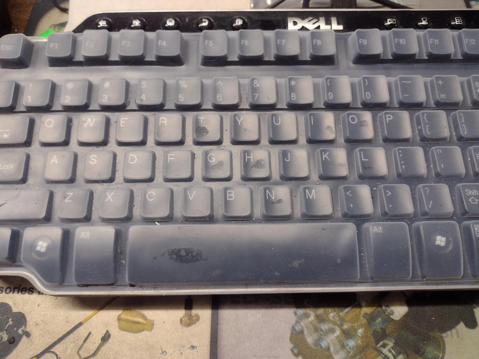Dell Sk 8115 3205 8135 L100 Sk-8115 Sk-8135 Sk-3205 104 키 Usb 유선 표준 키보드 데스크탑 PC 키보드 커버 보호대