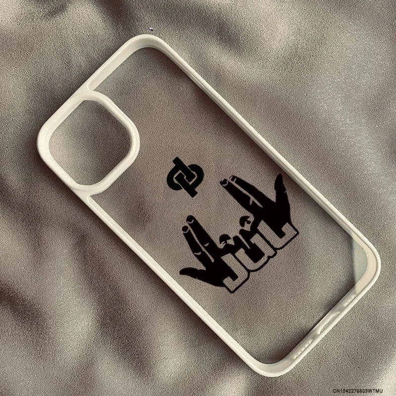 Rapper JuL C'est Pas Des Lol Shockproof Clear Phone Case