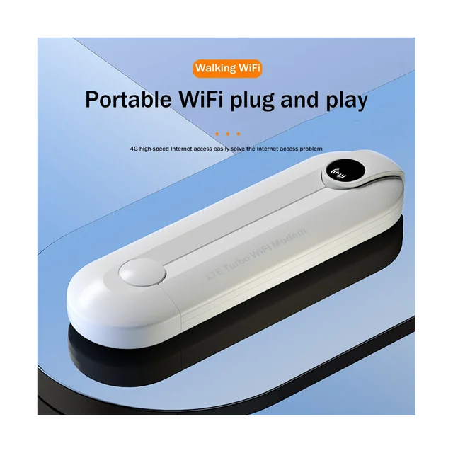 4G LTE Router USB Dongle Mobile Hotspot 150Mbps Modem Stick 4G Sim Card Wireless Router Portable WiFi Adapter White 1