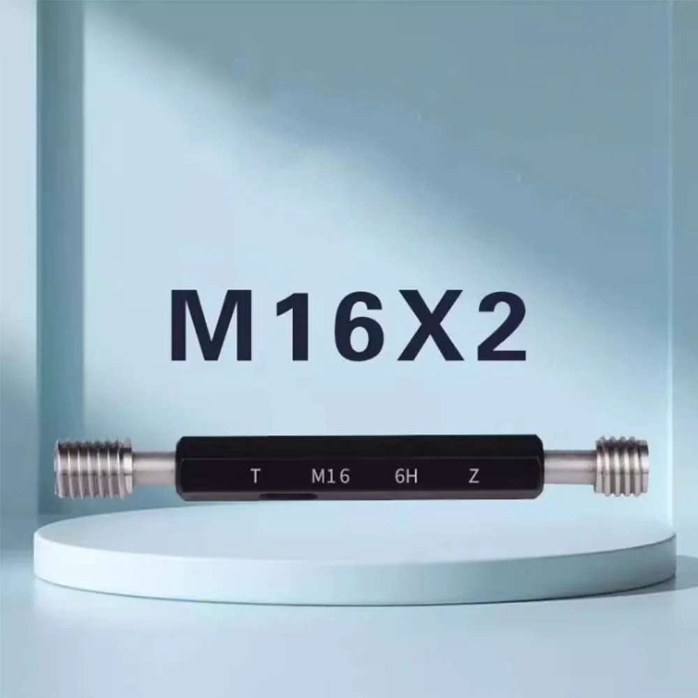 1개 M8 M10 M11 M20 M30 M40 나사 플러그 게이지 고정밀 GO/NO GO 게이지 미터법 게이지 6H 정밀 내부 나사 게이지 파인