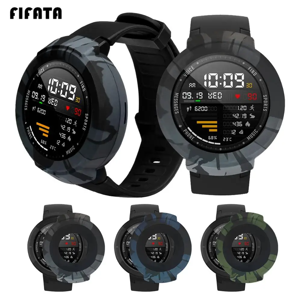 Защитный чехол FIFATA из ТПУ Для Xiaomi Huami Amazfit Verge силиконовый защитный для смарт-часов