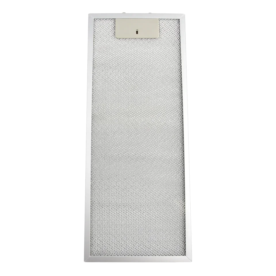 Filtro De Grasa De Malla Metálica, Filtro De Grasa De Metal Para Campana Extractora, Filtro Plateado De Metal Para Campana Extractora (399 X 182 X 9 Mm