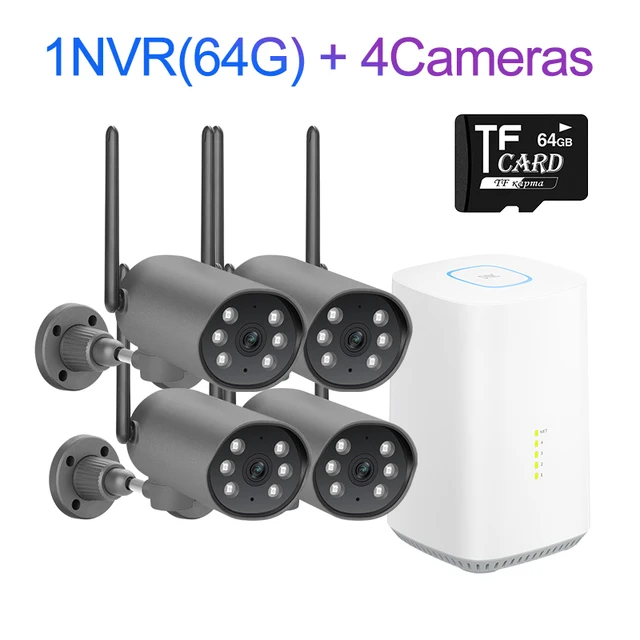1 NVR 64GB 4 CAM