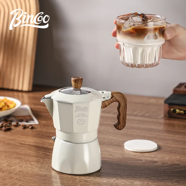 Bincoo Dual Valve Mocha Pot Electric Ceramic Stove Is Suitable For Brewing Coffee With 600W and 220W Household Espresso Tools 2