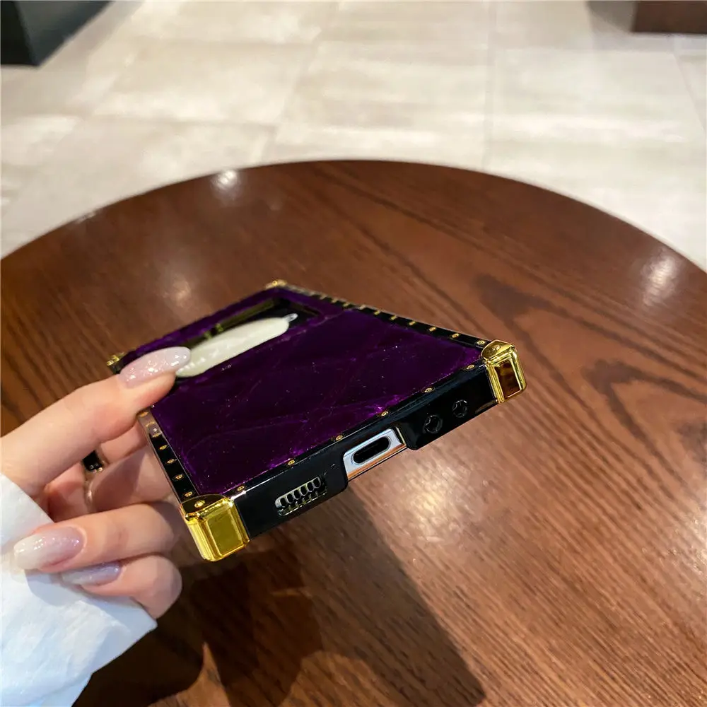 Soft Touch Fur Phone Case For Samsung Galaxy Z Flip Shockproof_voghion.com