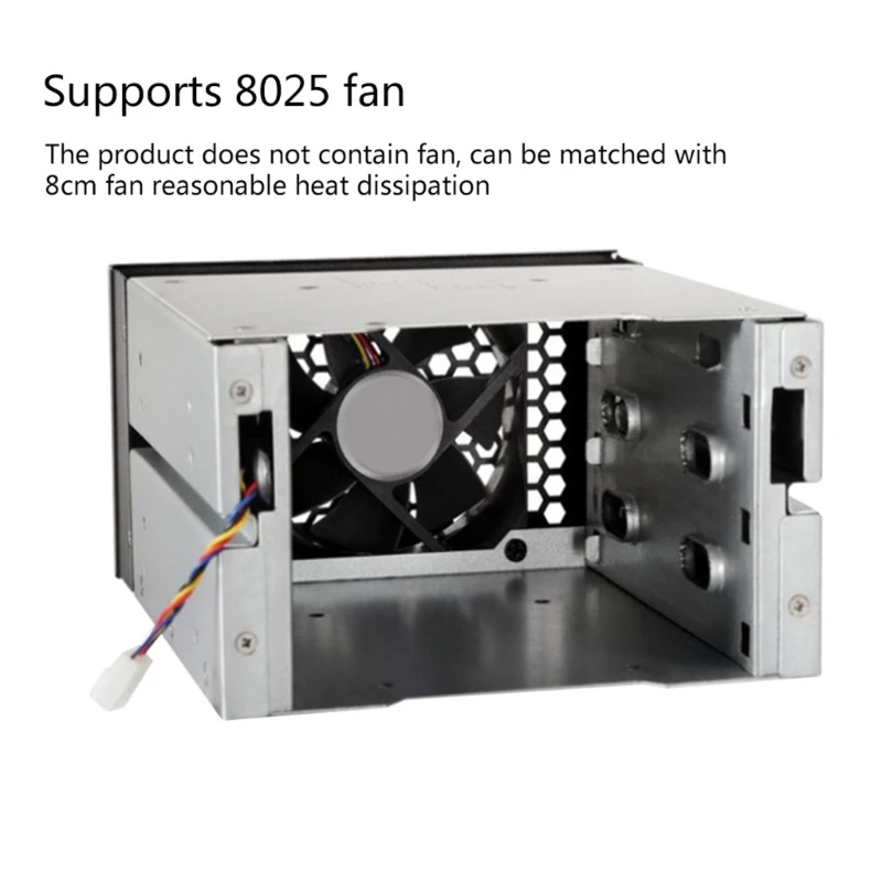 3.5 To 5.25 Three-Disc Hard Cages 2 Chassis Drives In The Chassis Hard Box Computer Storage Expansion