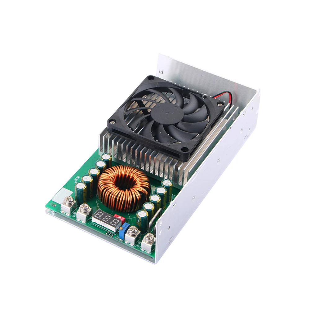 

1500W 50A High Power DC-DC Adjustable Step Down Buck Converter DC25-90V To DC2.5V-60V Power Supply Module Voltage Regulator