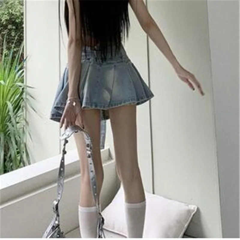 Рисунок 4 - Мини-юбка женская джинсовая Плиссированная