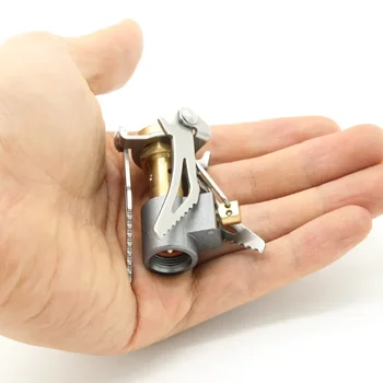 3000W Outdoor Camping Folding Super Mini Oven Pocket Picnic Cooking Gas Burner Cooker Furnace Stove 1