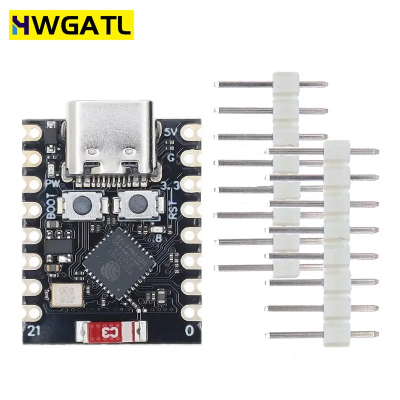 ตัวเลือกสินค้า หุ่นยนต์ ESP32-C3 บอร์ดพัฒนา WiFi Bluetooth