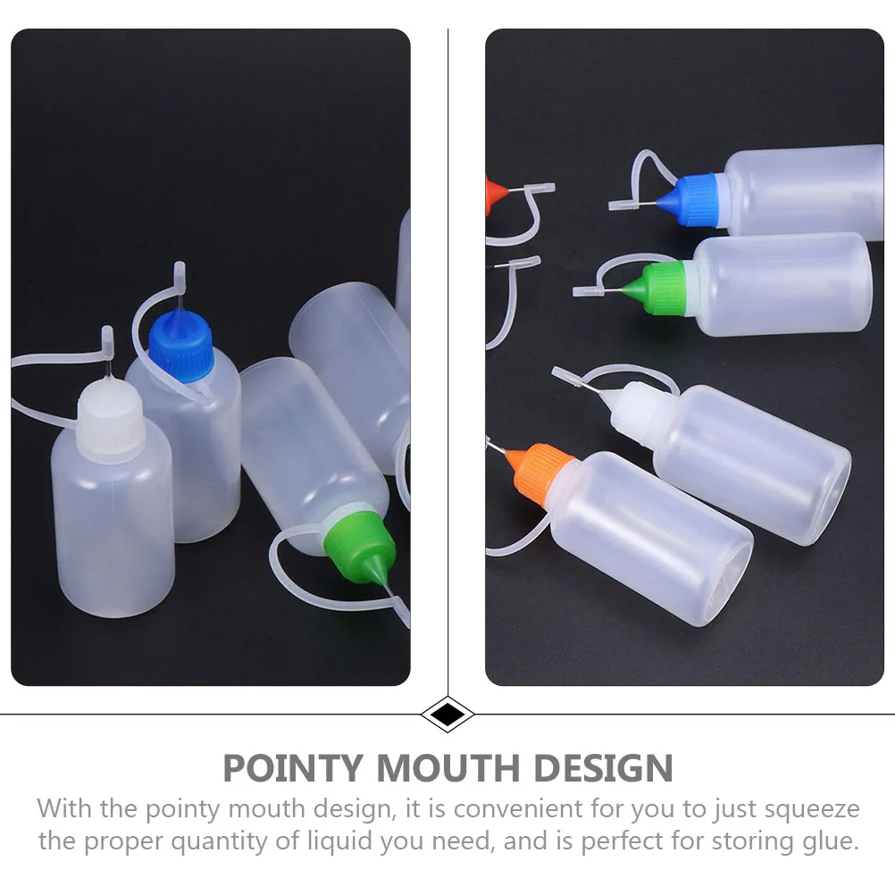 25Pcs Tip Glue Bottle Temporary Bottle Applicator Bottle Dropper Bottles  Squeeze Bottle for DIY Quilling Painting Craft - AliExpress