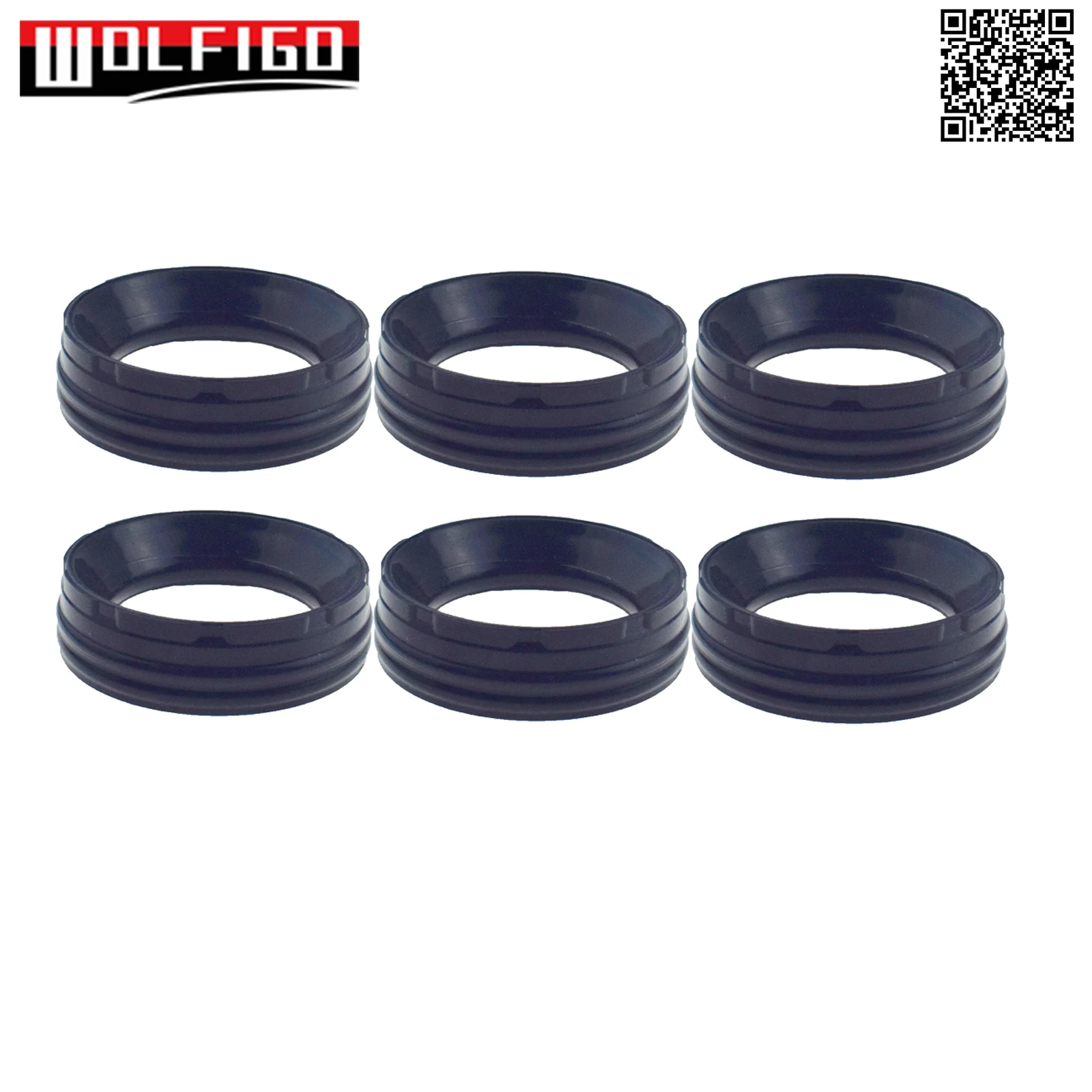 6Pcs 5184778AB 05184778AB Spark Plug Gasket For Chrysler 300 300C Pacifica Voyager Dodge Journey Grand Caravan Jeep 2011-