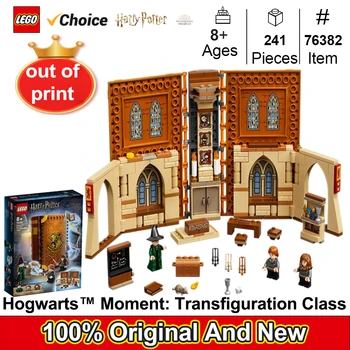 LEGO 76382 Harry Potter Hogwarts Moment :Transfiguration Class Building Set, Collectible Book Toy, Travel Case, PortablePlayset