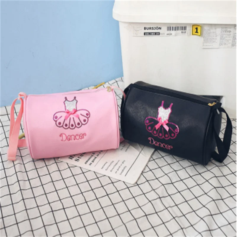 

2023 New Ballet Dance Bags Pink Girls Sports Dance Kids Backpack Baby Barrels Package Bag Costume Clothes Shoes Dress Handbag