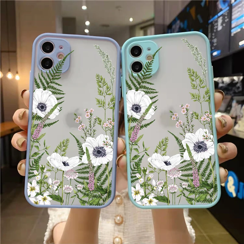 Floral Blossom Phone Case - Elegant Plant Design Back Cover