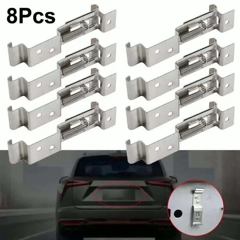 Soporte Abatible Para Matrícula De Acero Inoxidable Con Recubrimiento Negro – Compatible Con Camiones, Motos Y Vehículos Con Cabrestante