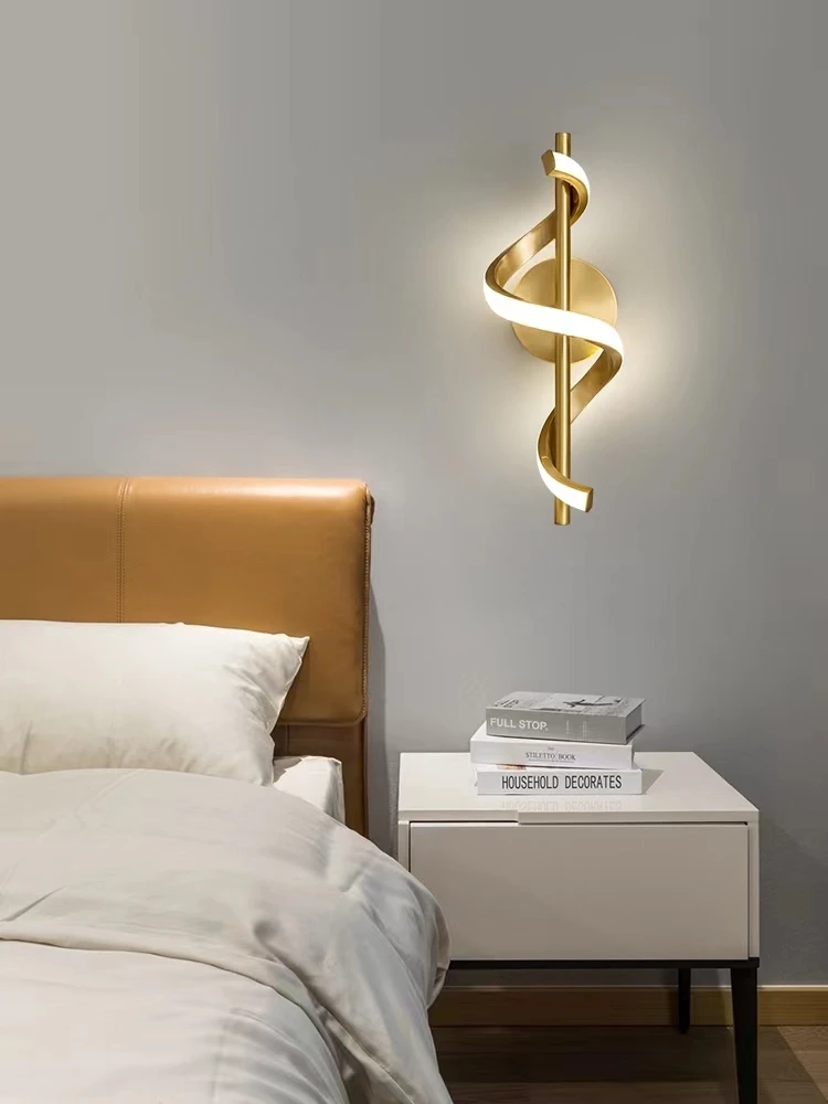 

Indoor Acrylic Wall Lamps Bedroom Bedside Lights Modern Minimalist Stair Aisle LED Wall Light Living Room TV Background Sconce