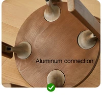 Nordic  Beech Solid Wood Plywood Dining Stackable Vintage Curved Backrest Swiss Chair 6