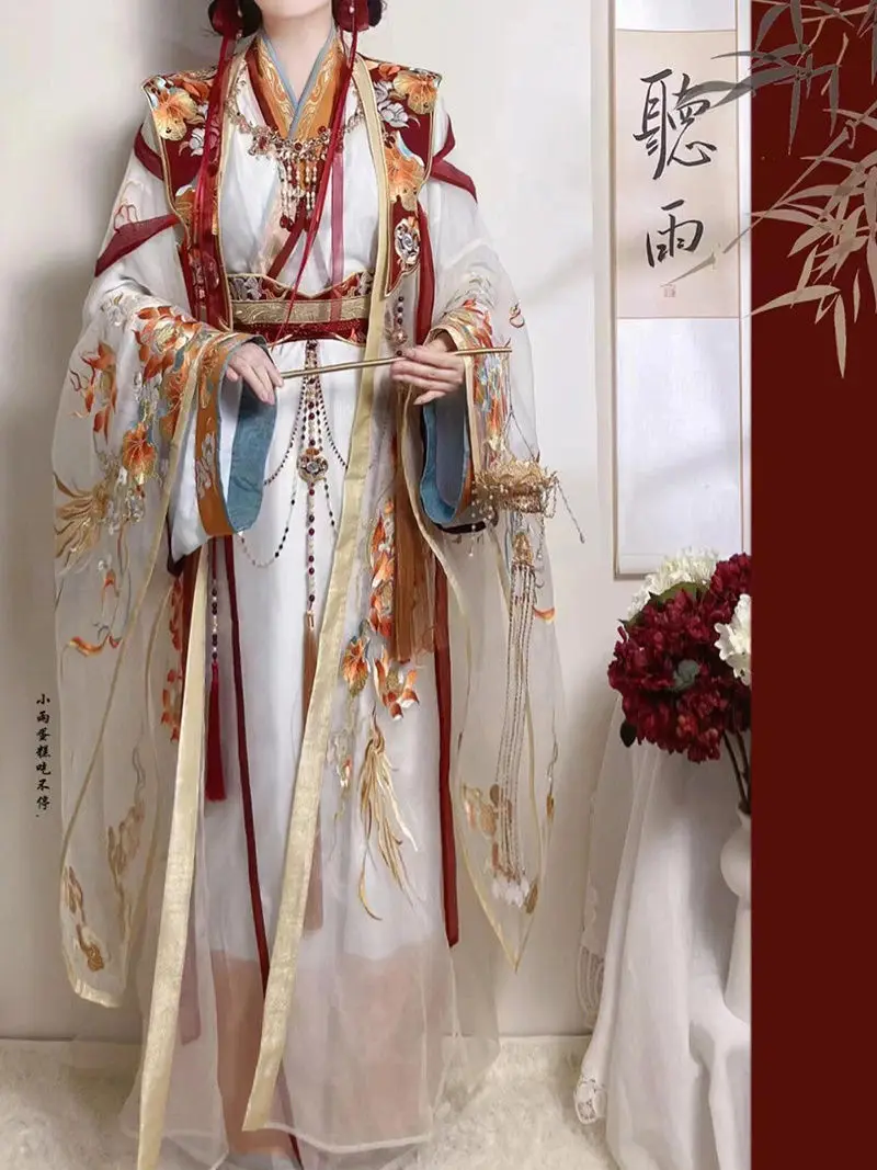 Hanfu Embroidery Chest Improvement Brocade Summer Daily Chinese Style Ancient Costume - Image 4