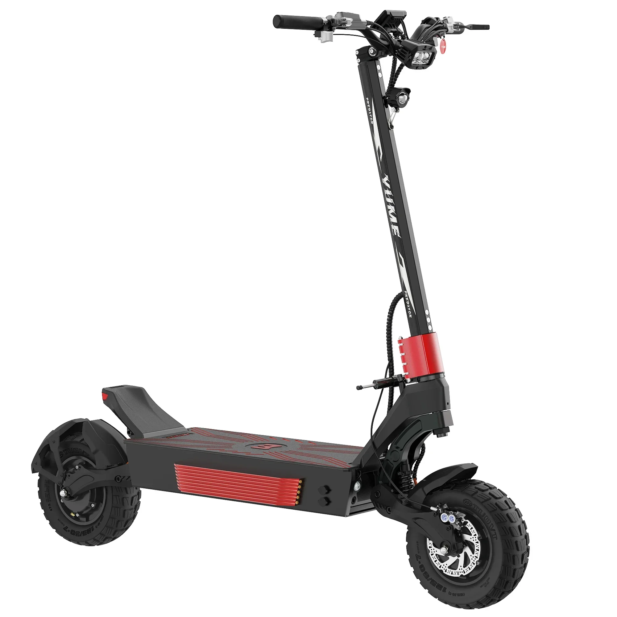 YUME PREDATOR 8000W-72V-50AH Dual Motor Electric Scooter Maximum Speed 110KM/H Maximum Range 180KM Thumb Throttle 13 Inch Tyre