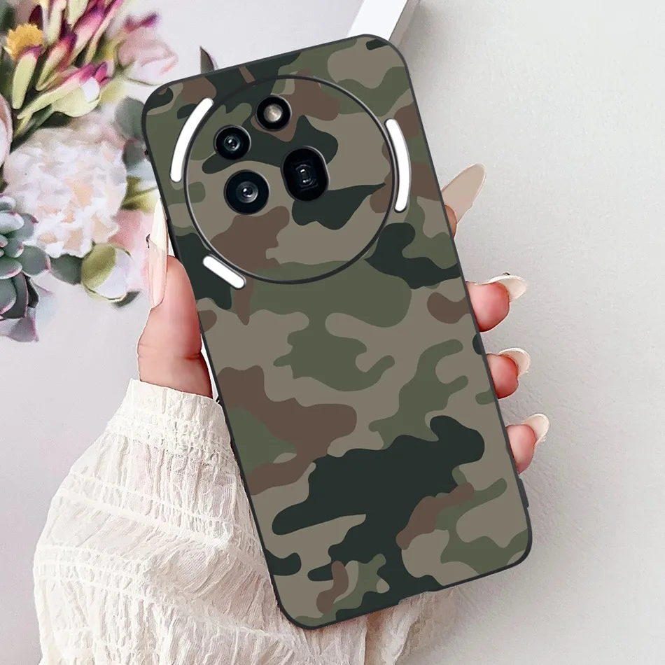 Elegant Butterfly Cat Printed Black Silicone Soft Phone Case