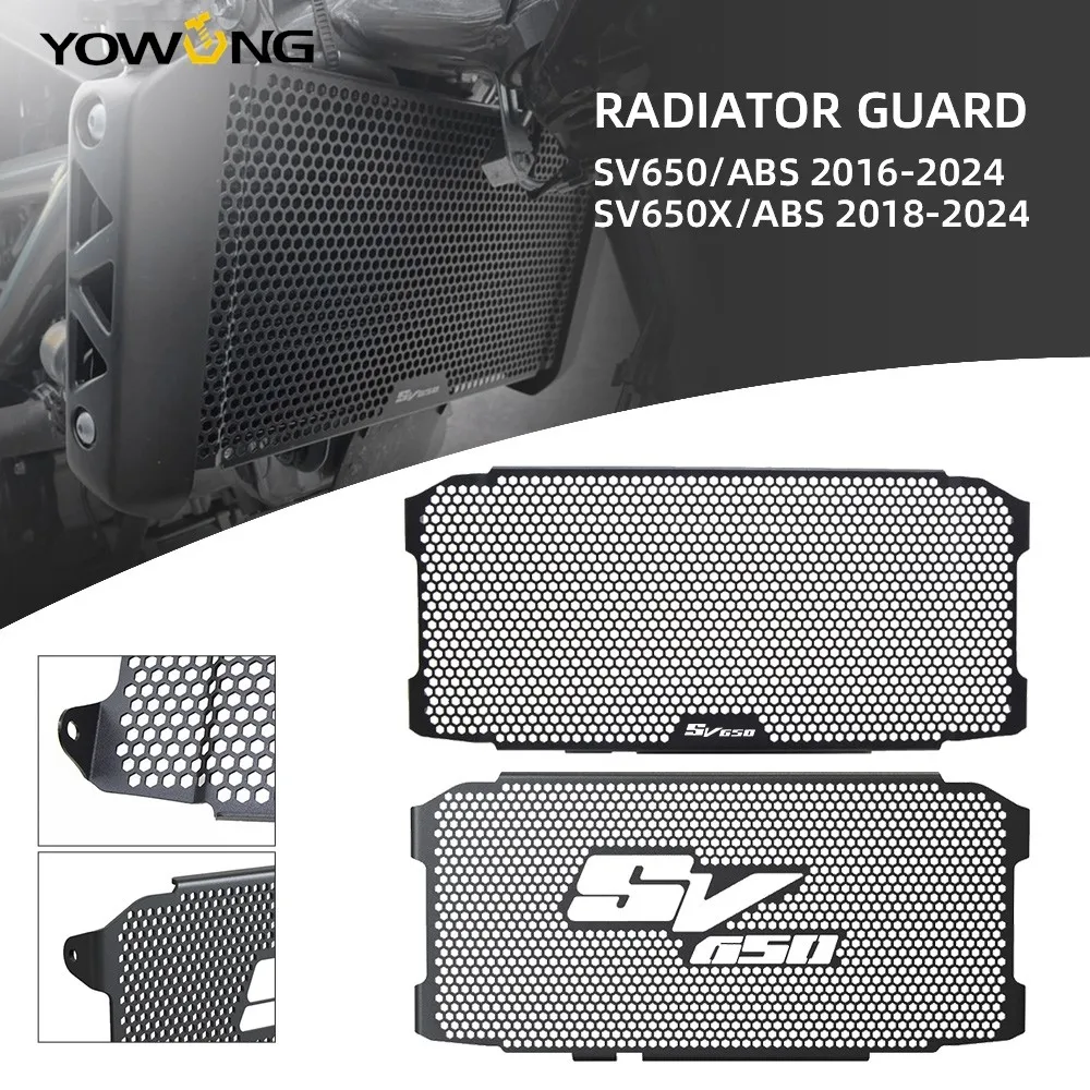 

2024 2023 2022 2021 2020-2016 For Suzuki SV650 SV650X /ABS Motorcycle Accessories Radiator Grille Guard Cover SV 650/650X ABS