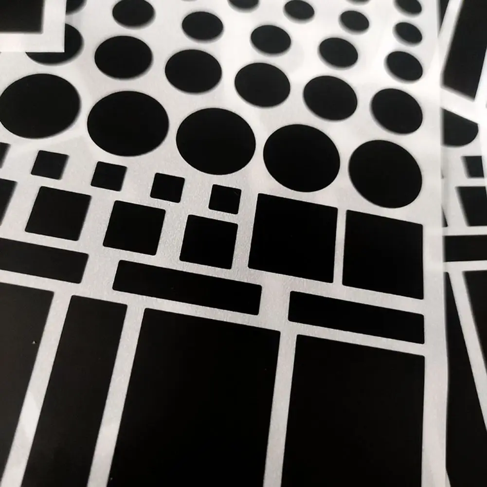 

1 Sheet Light Dimming Stickers 8x4inch Light Blocking Stickers For Automobiles Motorcycle Black PVC Car Light Blocking Sticker