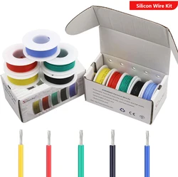Multicolor Flexible Silicone Tinned Copper Stranded Wire - 300V Electronic Cable for Versatile Applications