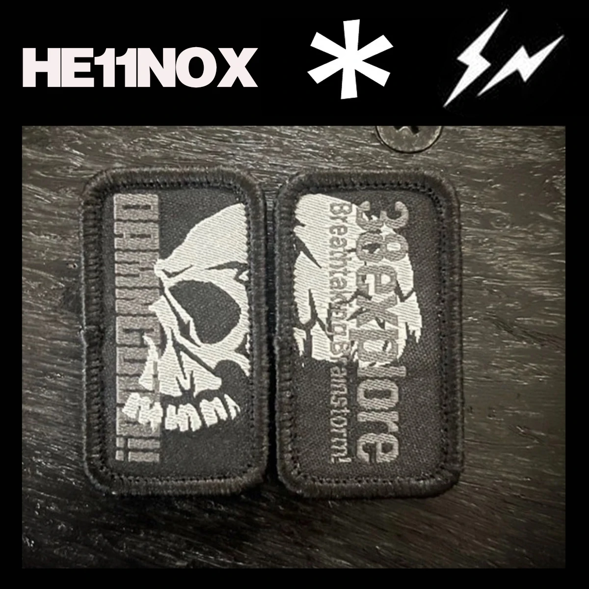 

38EXPLORE Co-Branded DAMNGOOD Outdoor Camping Equipment Gas Tank Cover Velcro Morale Badge Seal