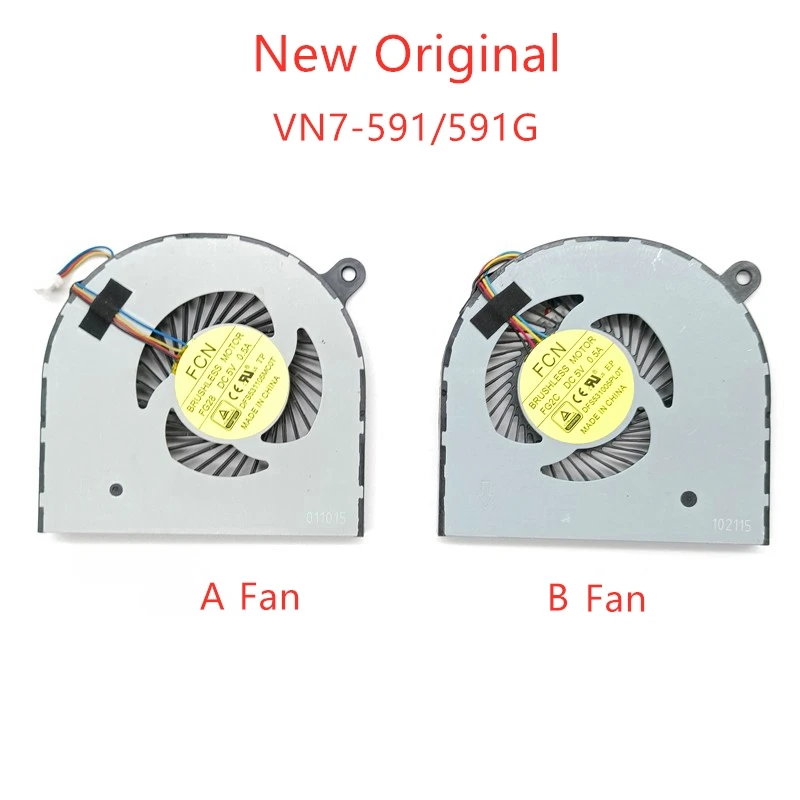 

Новый оригинальный кулер для ноутбука 00H86 0, Охлаждающие вентиляторы для ноутбука Acer V15, внешняя деталь, VN7 MS2391, кулер для графической карты ноутбука