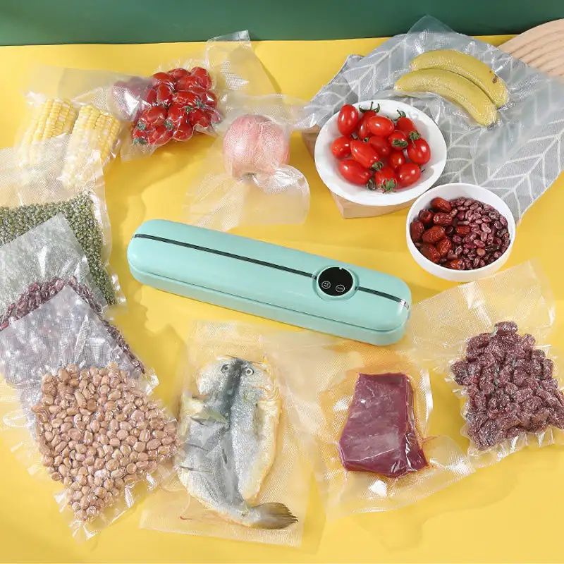 

30cm Automatic Food Vacuum Sealer with 100 vacuum bag Powerful Packaging Machine Dry / wet / soft / powder food preservation