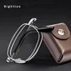 Sighttoo Folding Square Reading Glasses For Men Women Portable Eyeglasses +50 +75 +275 +350 +400 +450 +500 +550 +600 1