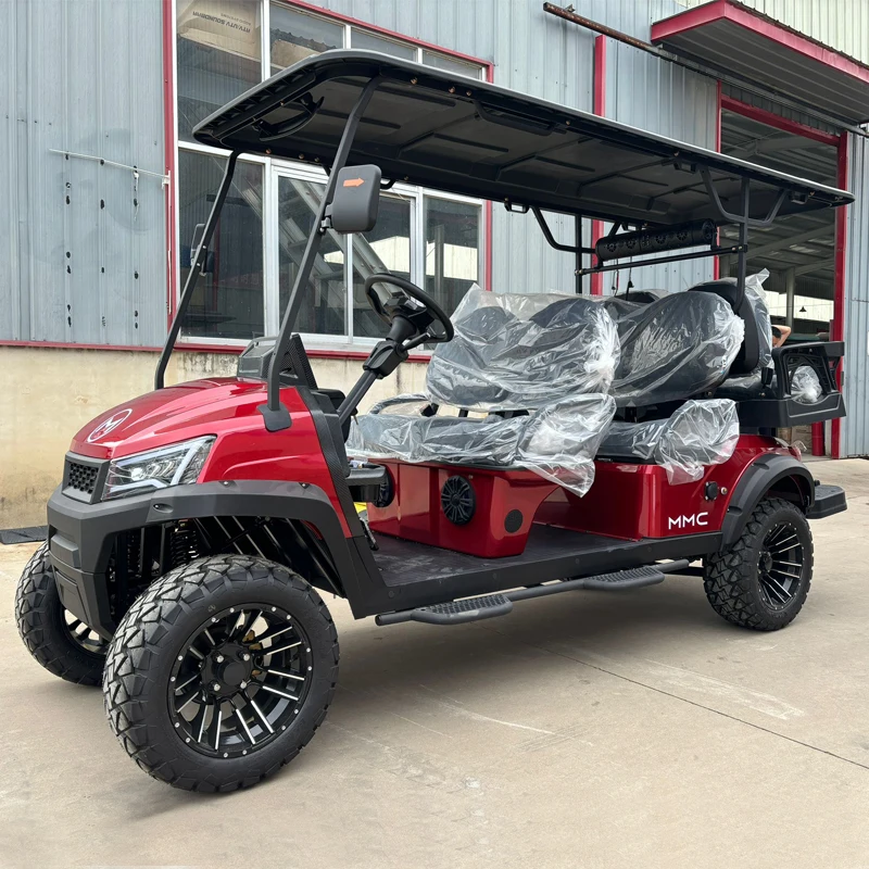Golf cart manual Europe And America Newly Designed 2/4/6/8/10/12 Seat 60/72V Club Sightseeing Car Off-road Hunting Cart Electric Golf Cart