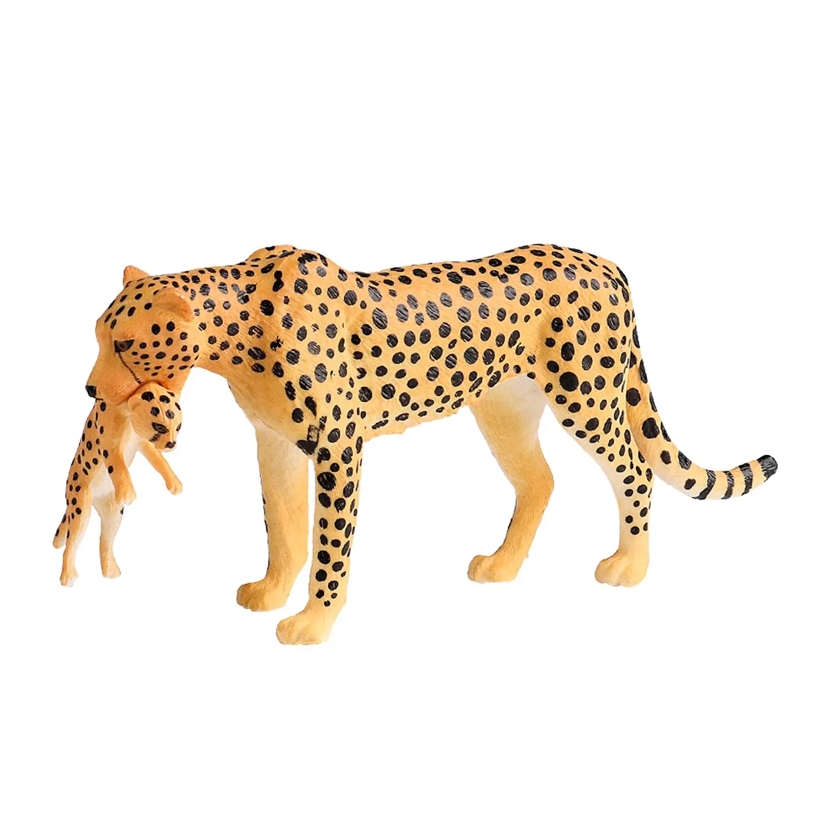 Leopard Figurine Kids Children Leopard Figures for Educational Toys Desktop