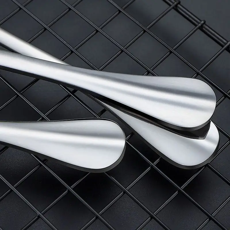 1PC Hotel Shared Spoons, Service Spoons, Home Club Self-service Meal Spoons, Thickened Cafeteria Meal Spoons, Large Spoons