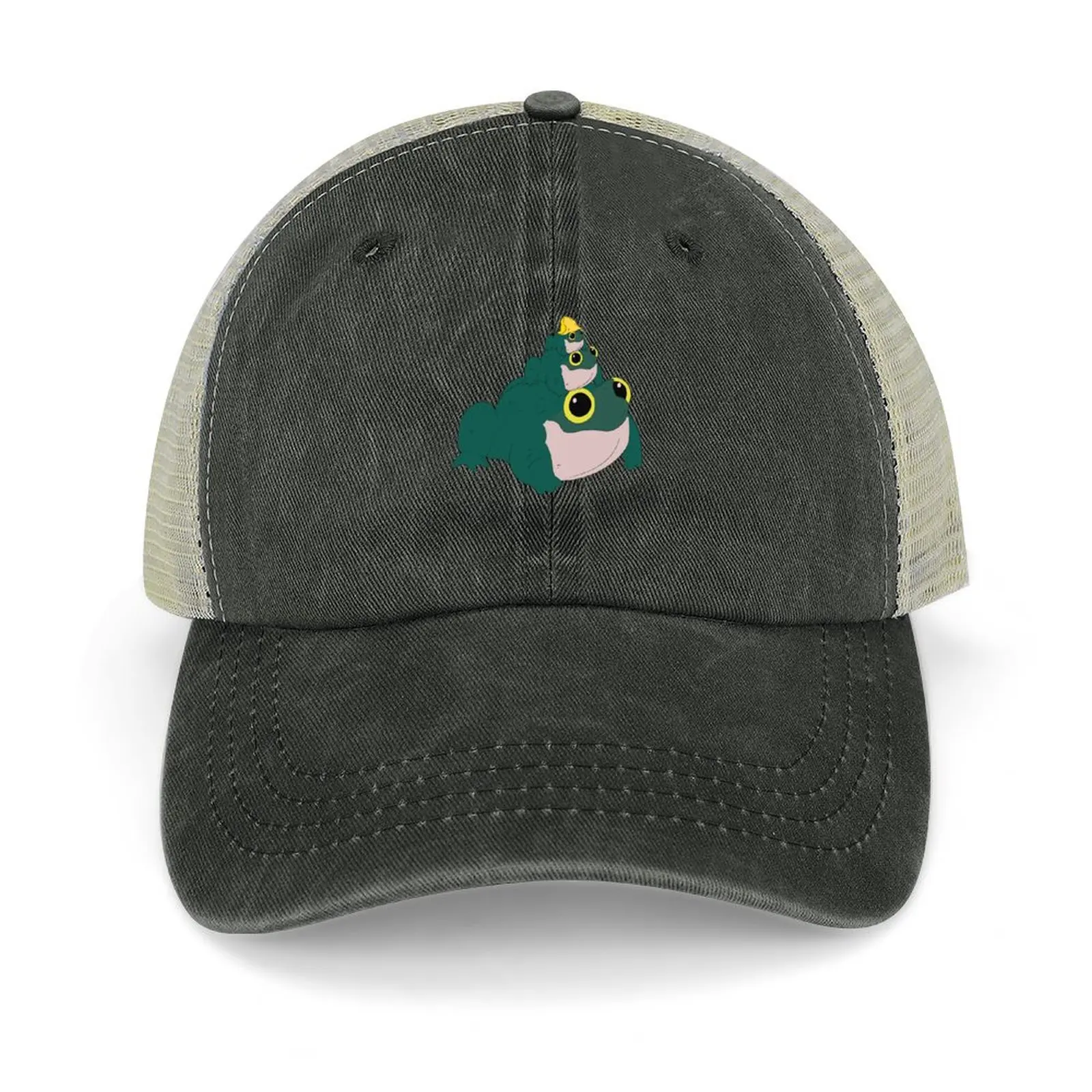 

Frog Log Cowboy Hat Big Size Hat Gentleman Hat Horse Fluffy Women's Beach Outlet Men's