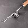 Universal Weeder Transplant Tool Hand Weeding Removal Dandelions Fork Digging Puller Wood Handle Stainless Steel Garden Tool 4