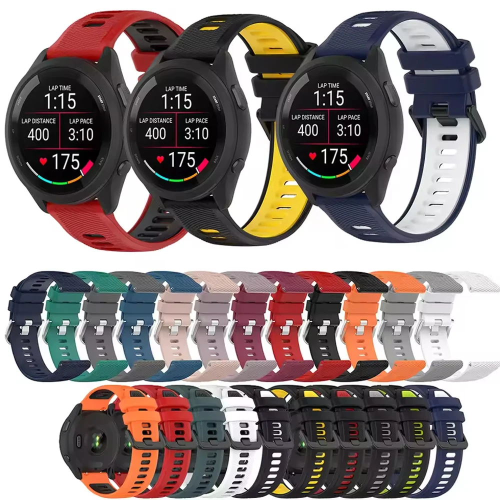Premium Silicone Watchband – Versatile 20/22mm Wrist Strap