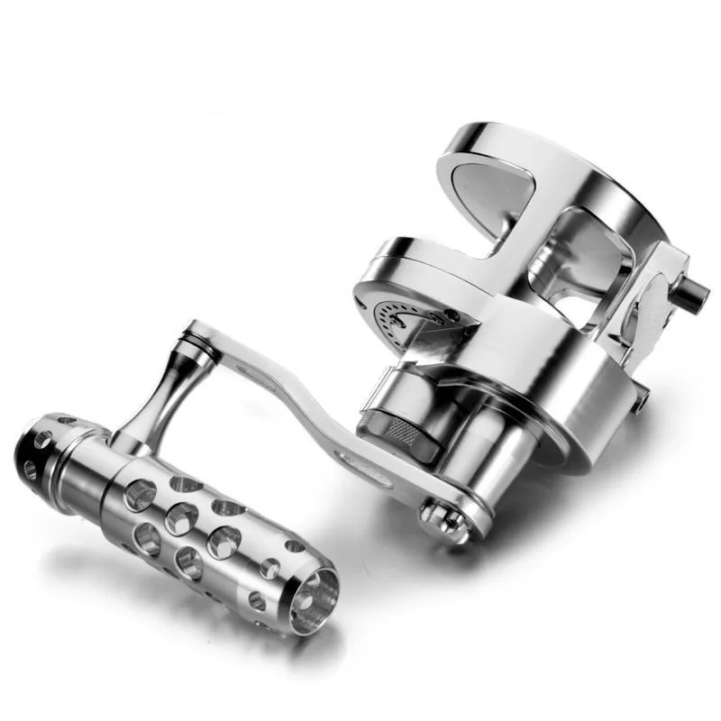 kawa Ocea Jigging Reel Metal Body 2000/3000 Slow Jigging Reel Overhead Level Drag 22/24kg Bearing 7+1Ratio 4.5:1 Ocean Boat Reel