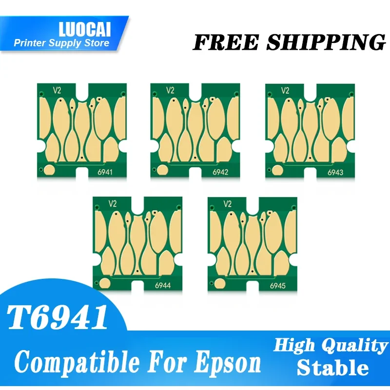 

Новинка, Встроенная микросхема для картриджа с чернилами для Epson SureColor T3000, T3070, T3200, T5200, T7200, T3270, T5270, T7270, T5000, T7000